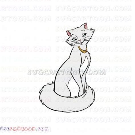 Duchess The Aristocats Svg Dxf Eps Pdf Png