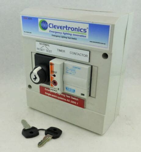 Clevertronics Nhp Emergency Lighting Testing Unit 4 Pole Key Switch