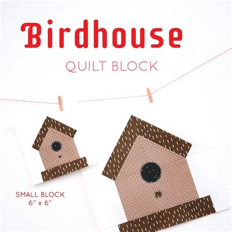 Birdhouse Quilt Etsy