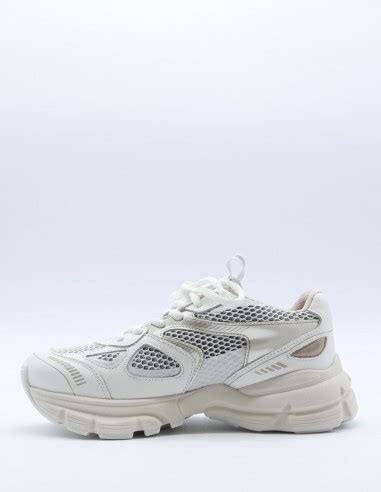 Marathon Runner Low Top Sneakers In White And Cremino Axel Arigato Fw