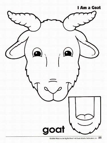 Goat Paper Bag Puppet Craft For Kids