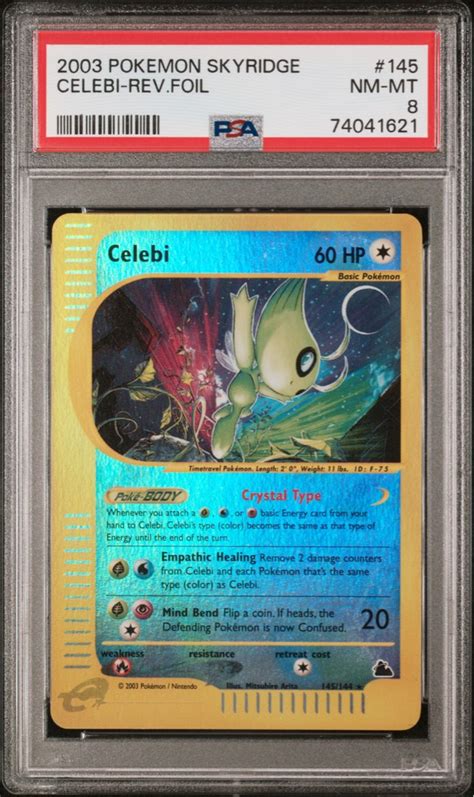 PSA 8 Skyridge Celebi Reverse Foil Hobbies Toys Toys Games On