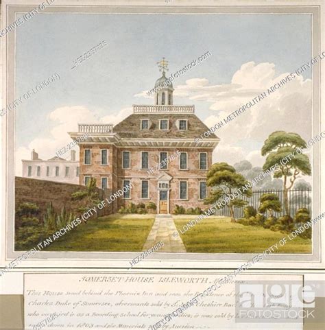 Somerset House Isleworth Middlesex C1800 Isleworth Is Now In The