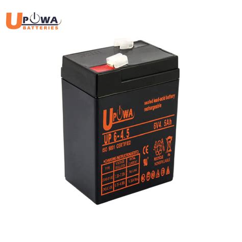 UPOWA 6V 4 5Ah Sealed Lead Battery HI UP6 4 5