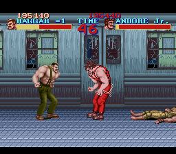 Screenshot Of Final Fight Snes Mobygames