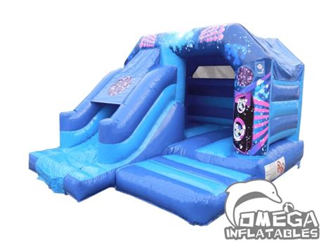 Bounce Houses With Slide Omega Inflatables Factory