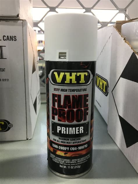 VHT Flameproof Flat White Primer SP118 Wynn Fraser