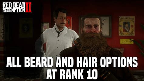 Red Dead Redemption 2 All Fully Grown Beard And Hair Styles For