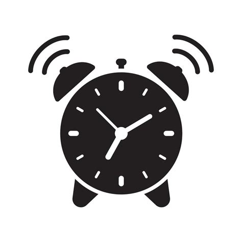 Ringing Alarm Clock Icon Alarm Clock Icon Retro Alarm Clock Vector