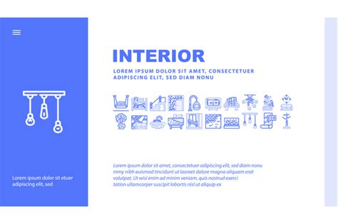 Interior Style Design Landing Header Vector By Sevector Thehungryjpeg