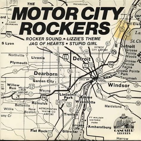 Motor City Rockers - Detroit (Vinyl, 7", 33 ⅓ RPM) | Discogs