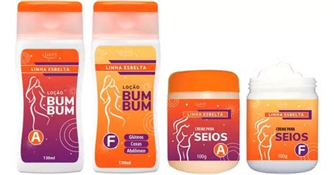 Cremes Firmar E Aumentar Bumbum Seios Kit Completo