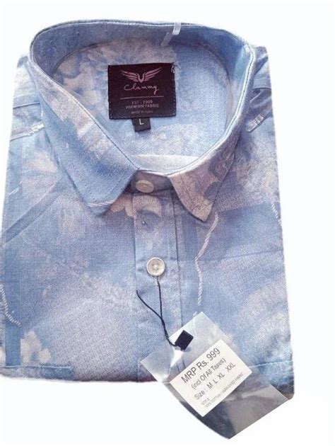 Men Printed Cotton Shirt Casual Full Sleeves At Rs 350 In New Delhi