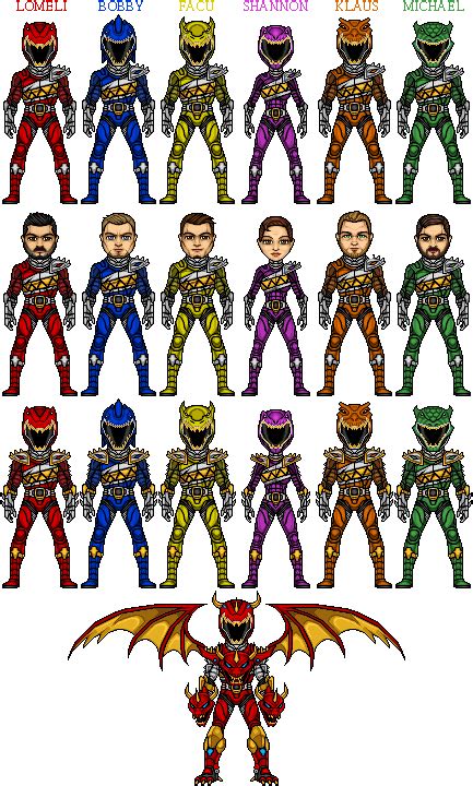 Power Rangers Dino Charge Mib By Ultimatelomeli On Deviantart