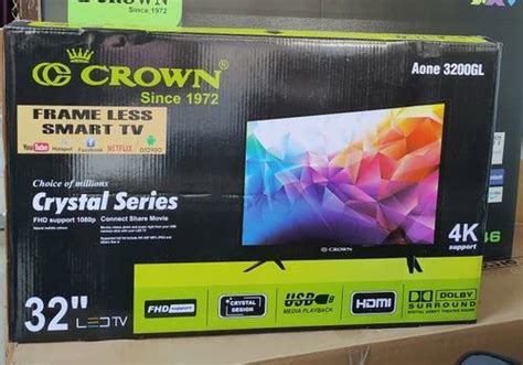 Black Crown 32 Inch Smart LED 1 Year Warranty IPS At Rs 7000 Piece In