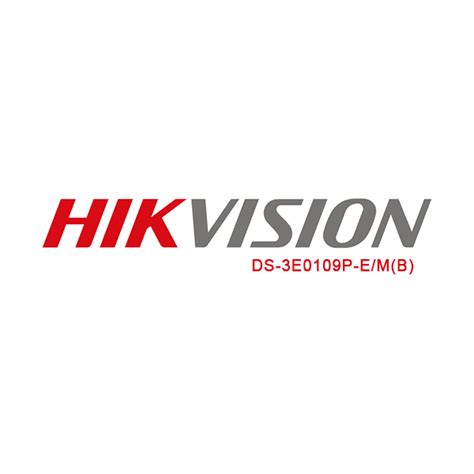 Hikvision Ds 3e0109p E M B L2 8 X 100m Poe Switch 1 X 100m Uplink Port Up To 250m