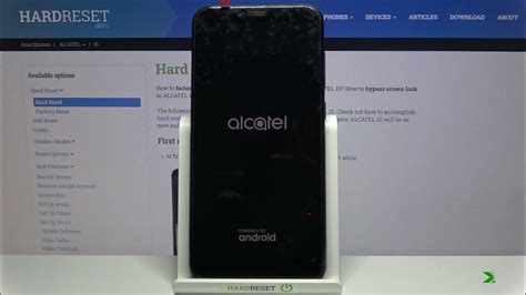 How To Hard Reset Alcatel 1s Factory Reset By Settings Youtube