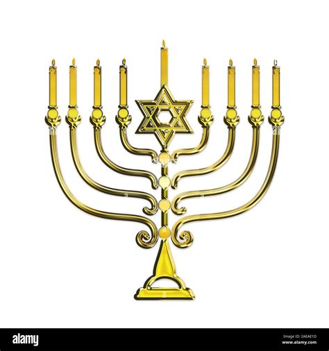 Menorah jewish Cut Out Stock Images & Pictures - Alamy