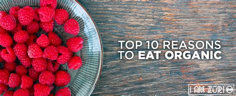 Top 10 Reasons To Eat Organic I Am Zuri