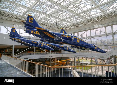 Blue Angels A-4 Skyhawk Aircraft Stock Photo - Alamy