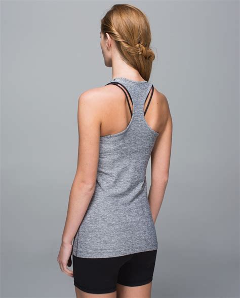 Lululemon Cool Racerback First Release Heathered Slate Lulu Fanatics