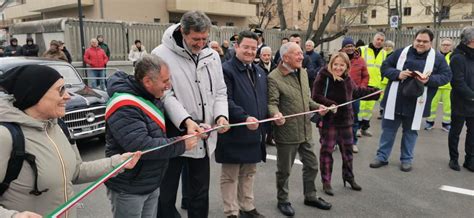 Castel Di Sangro Inaugurata La Nuova Strada Variante Delle Stazioni