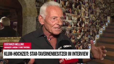 Klum Hochzeit Star Tavernenbesitzer Im Interview Oe24 Tv