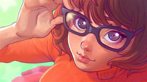 Hd Wallpaper Ilya Kuvshinov Velma Dinkley Drawing Scooby Doo Glasses