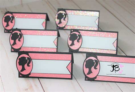 Barbie Food Labels Barbie Birthday Place Cards Barbie Party | Etsy