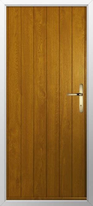 Solidor Flint Solid Timber Composite Door In Oak