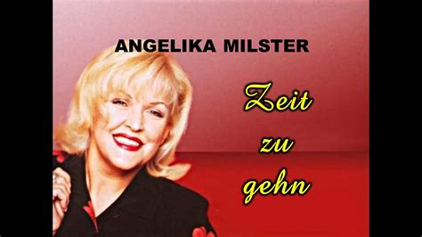 Zeit Zu Gehn Angelika Milster Youtube