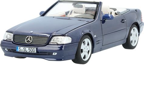 Norev Mercedes Benz Classic Kollektion SL 500 R129 1998 2001 Azurblau