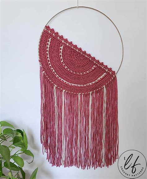 Crochet Wall Hanging Free Pattern Aura Decorative Wall Art