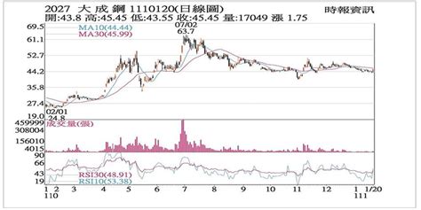 大成鋼 帶量長紅續攻堅 證券 工商時報