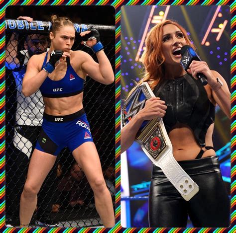 Who wins in a fight: Ronda Rousey vs Becky Lynch : r/CelebBattles