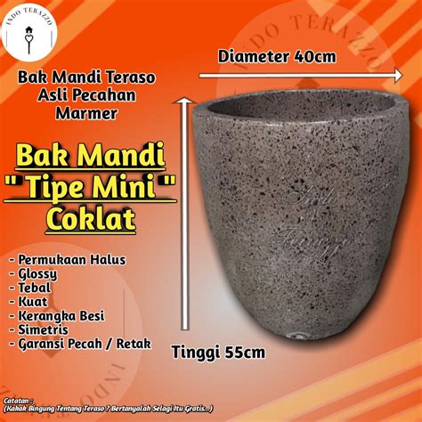 Jual Indo Terazzo Bak Keramik Kamar Mandi Minimalis Tipe Mini T D