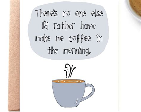 Funny Anniversary Card Husband Boyfriend Funny Wife Card New Relationship Coffee Card Gender ...