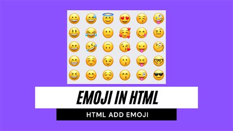 Emoji In Html Add Emoji In Html Using Entity Code