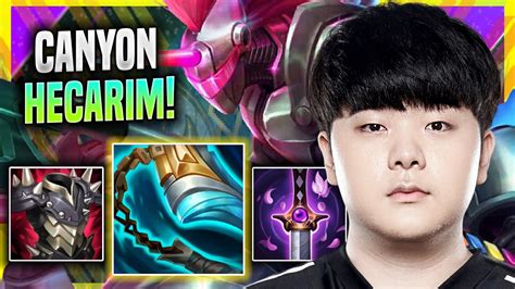 LEARN HOW TO PLAY HECARIM JUNGLE LIKE A PRO DK Canyon Plays Hecarim