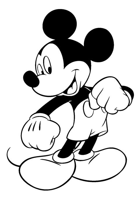 Mickey Mouse Printable Coloring Pages