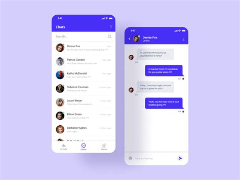 Chat App Design By James John On Dribbble