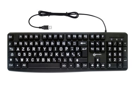 Clavier Pc Noir Geemarc France