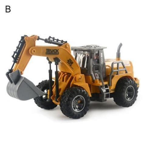 Mini Bulldozer T L Command Usb Jouet En Plastique Camion Benne