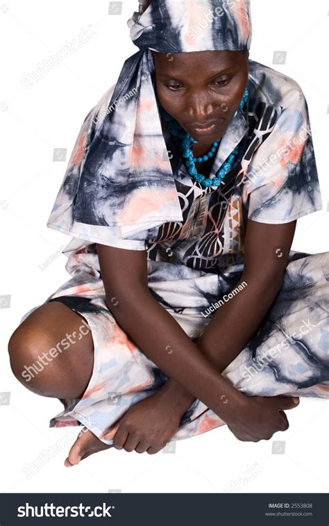 Young Woman Zimbabwe, Wearing Different Traditional African Clothing ...