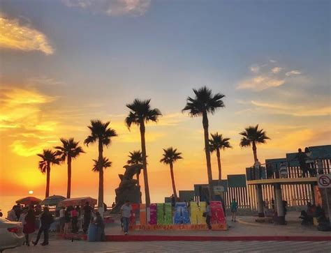 Enchanting Sunset In Playas De Tijuana😍 Tijuana Image By