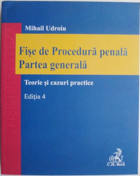 Fise De Procedura Penala Partea Speciala Teorie Si Cazuri Practice