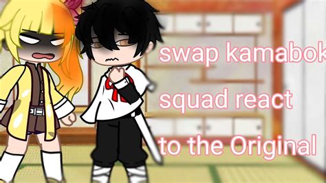 Swap Kamaboko Squad React To The Original Inosuke Zenitsu Kanao Lazy