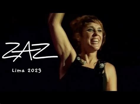 ZAZ En Lima La Vie En Rose YouTube