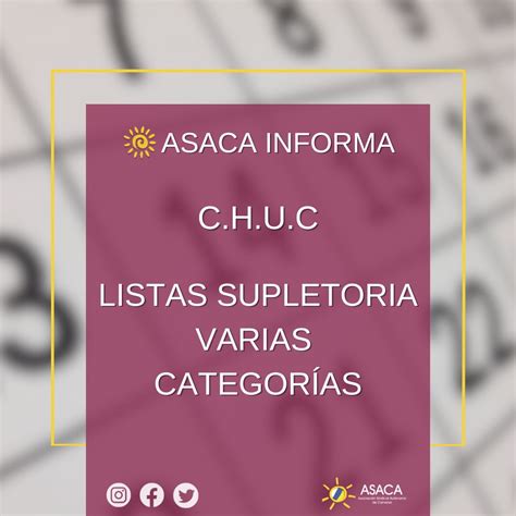 Chuc Relaci N Provisional De Aspirantes Admitidos Y Excluidos En Marco