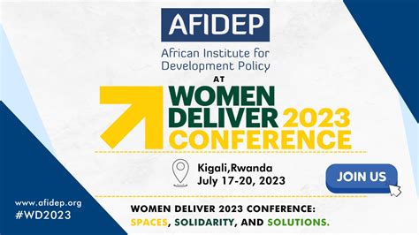 Afidep At Women Deliver 2023 Conference African Institute For